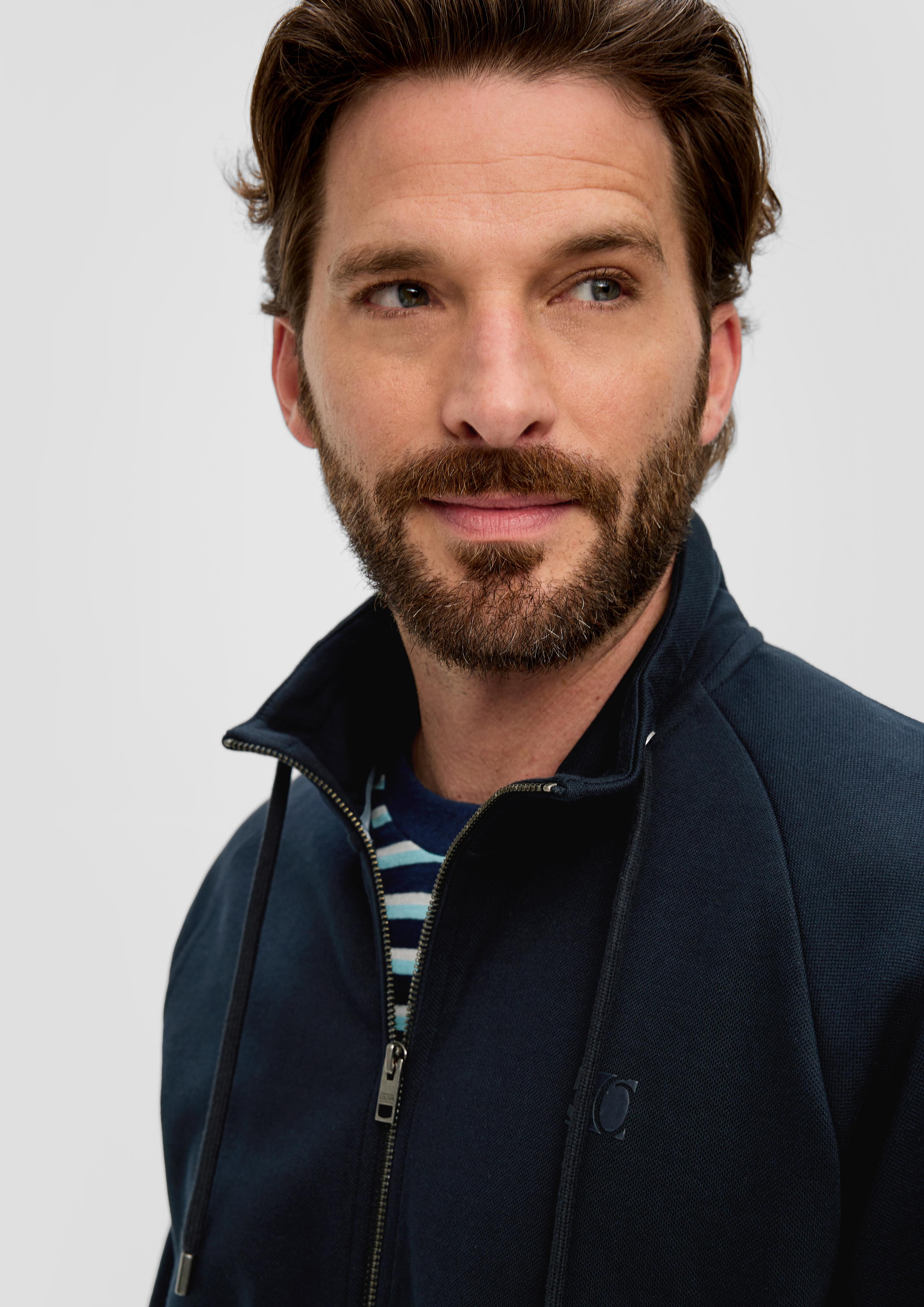 Sweatjacke mit Stehkragen  2143946-5978