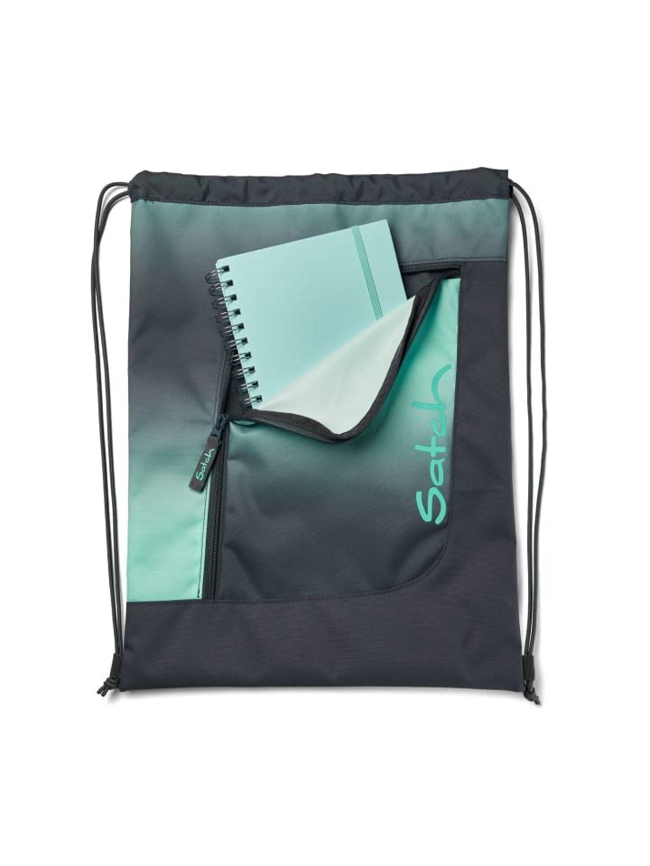 Satch Sportbeutel Gradient Mint in Grau/Blau günstig kaufen onesize