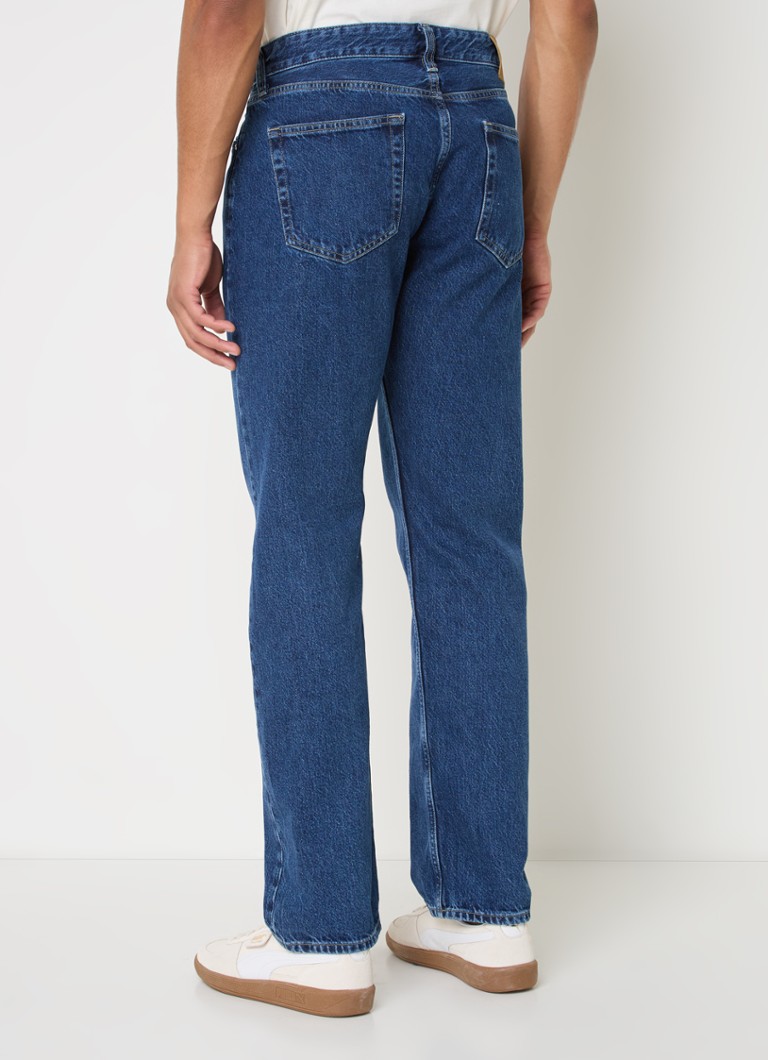 Jeansy Calvin Klein z prostą nogawką, ciemne wyblaknięcie