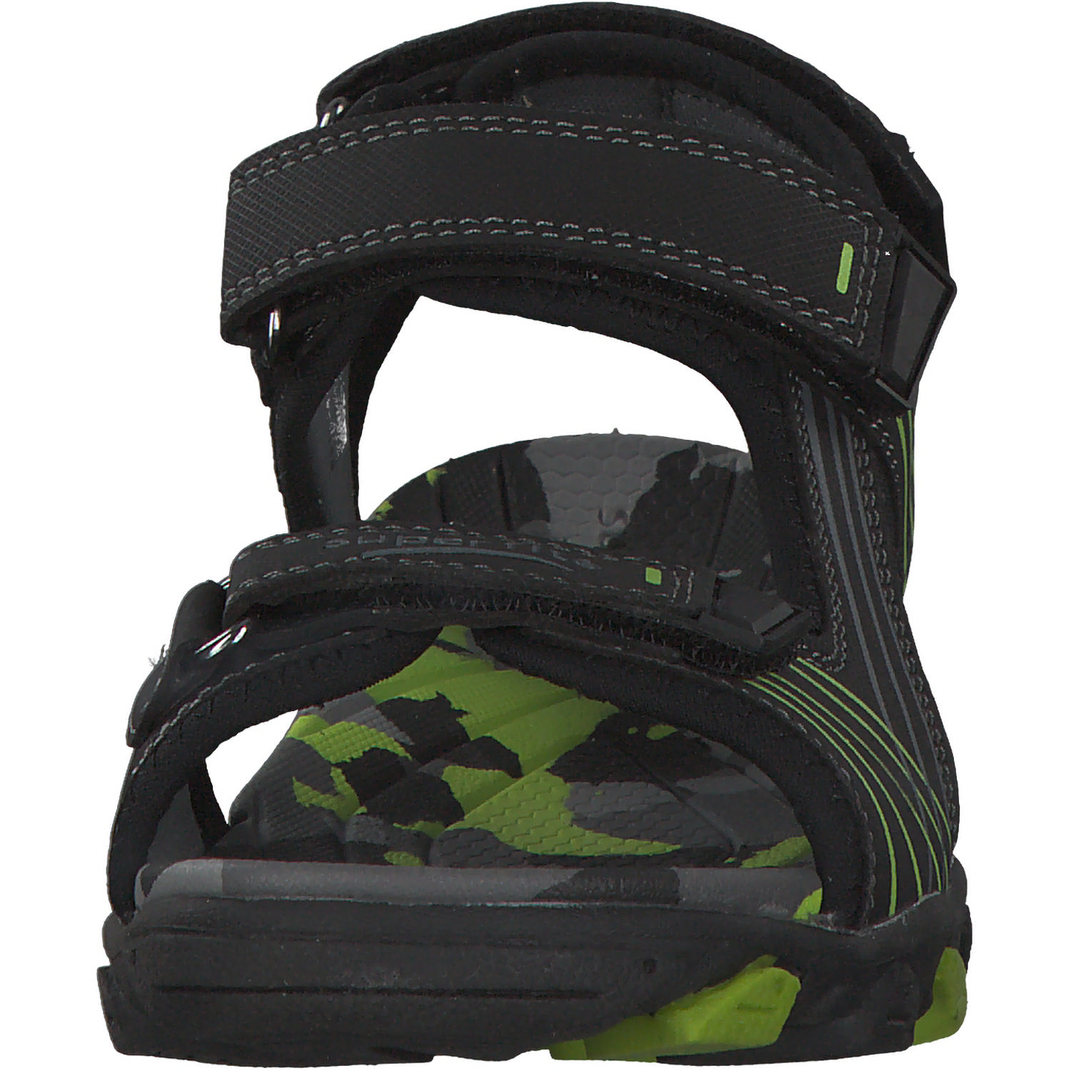 Superfit HENRY 00100, Sandalen (Kinder), Kinder, Schwarz (Schwarz Kombi)