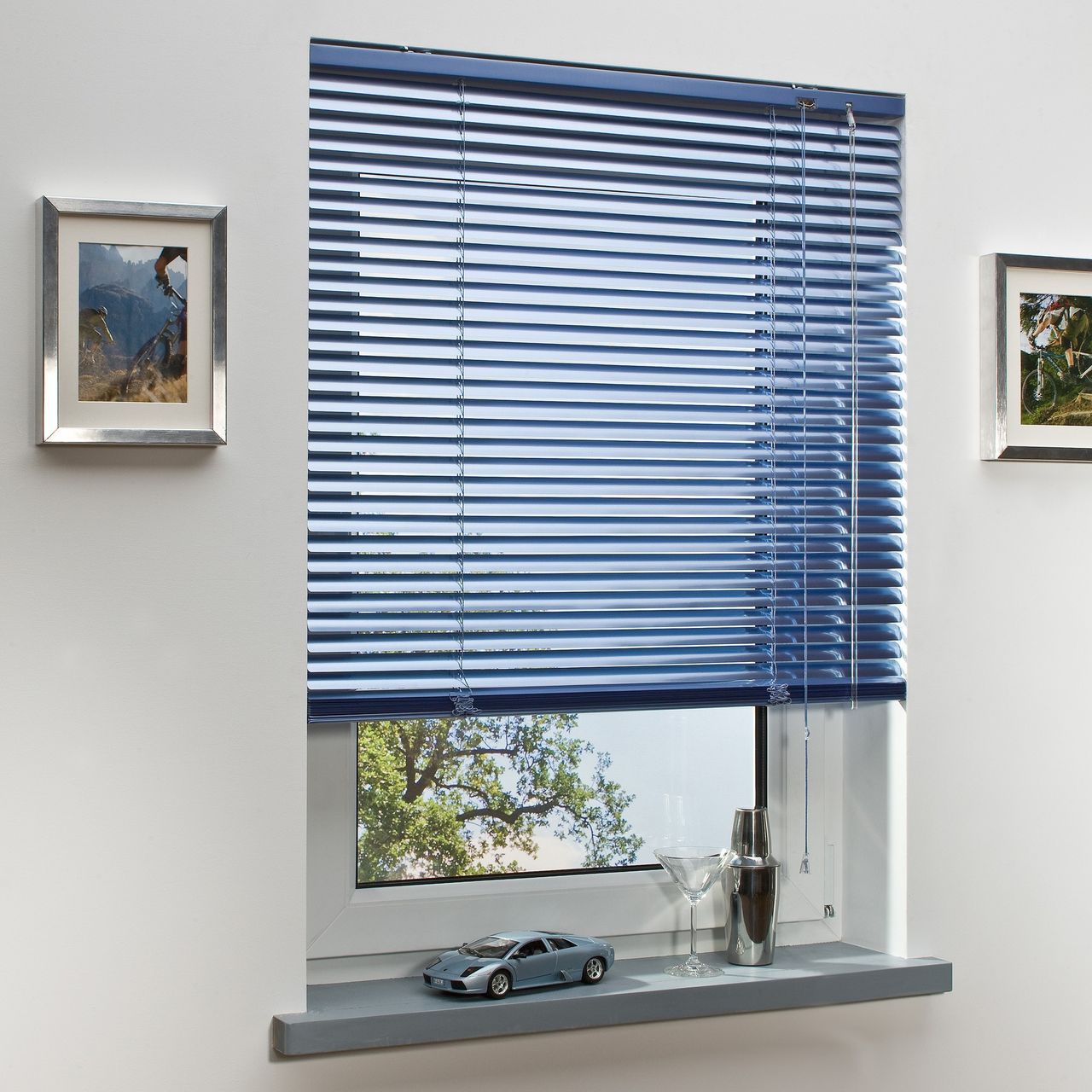 Bella Casa Aluminium-Jalousie, sky, 160 x 100 cm