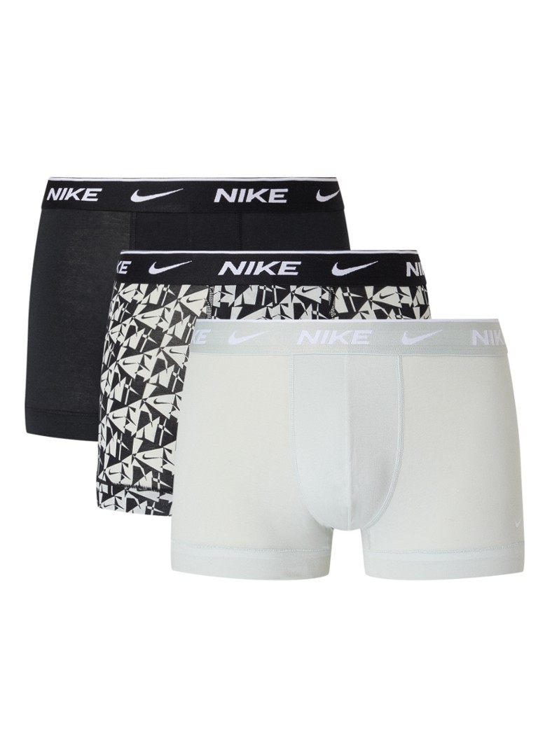 Zestaw 3 bokserek Nike z logo w pasie.