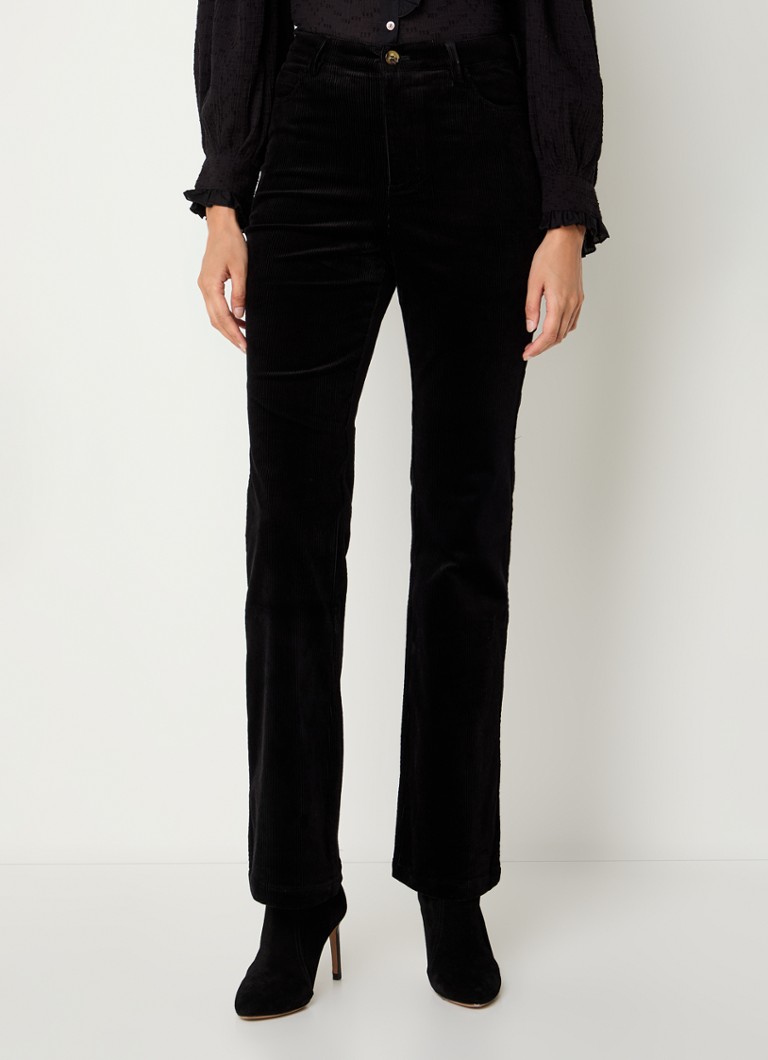 Antik Batik Tildo high waist flared fit corduroy trousers