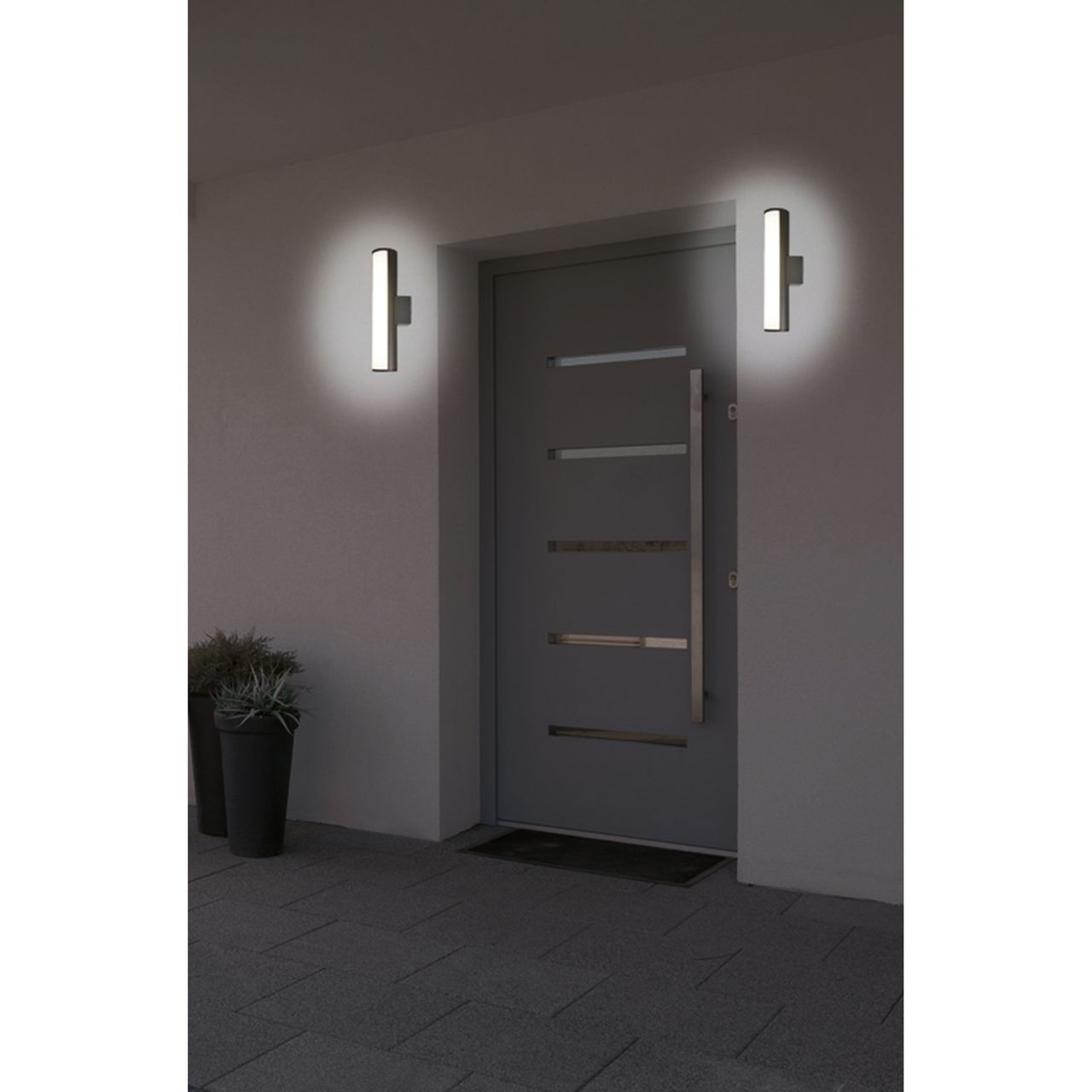 Näve Leuchten LED Außen Wandleuchten l:30cm 