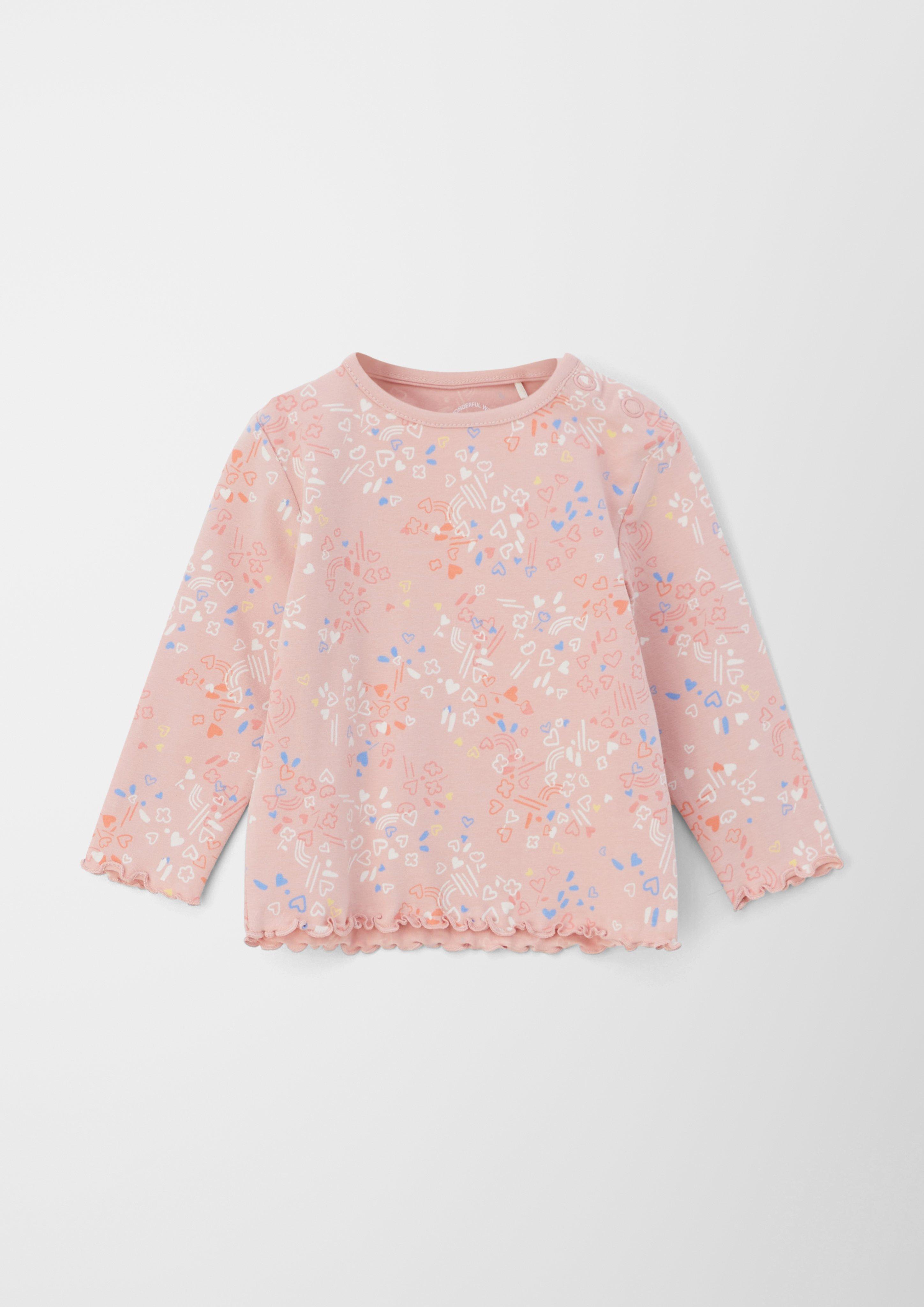 Longsleeve mit Ziersaum  2128758-42A2