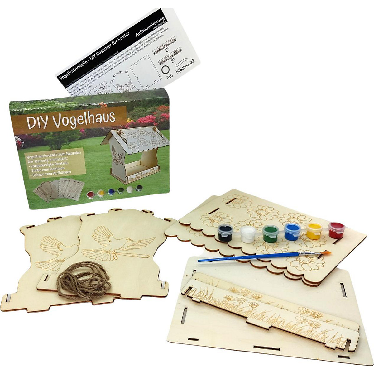 Holzbausatz Vogelhaus DIY