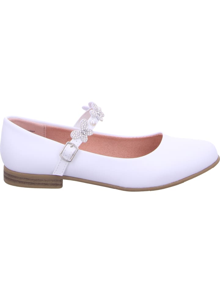 Indigo Slipper in weiß günstig kaufen