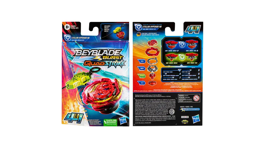 Hasbro - Beyblade Burst QuadStrike Starter Pack, 1 Stück, sortiert