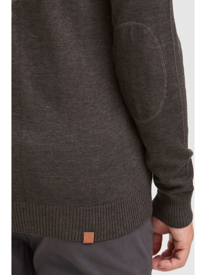 BLEND Strickjacke BHNorman 20704789ME Cardigan mit Reißverschluss in dunkelgrau günstig kaufen XXL