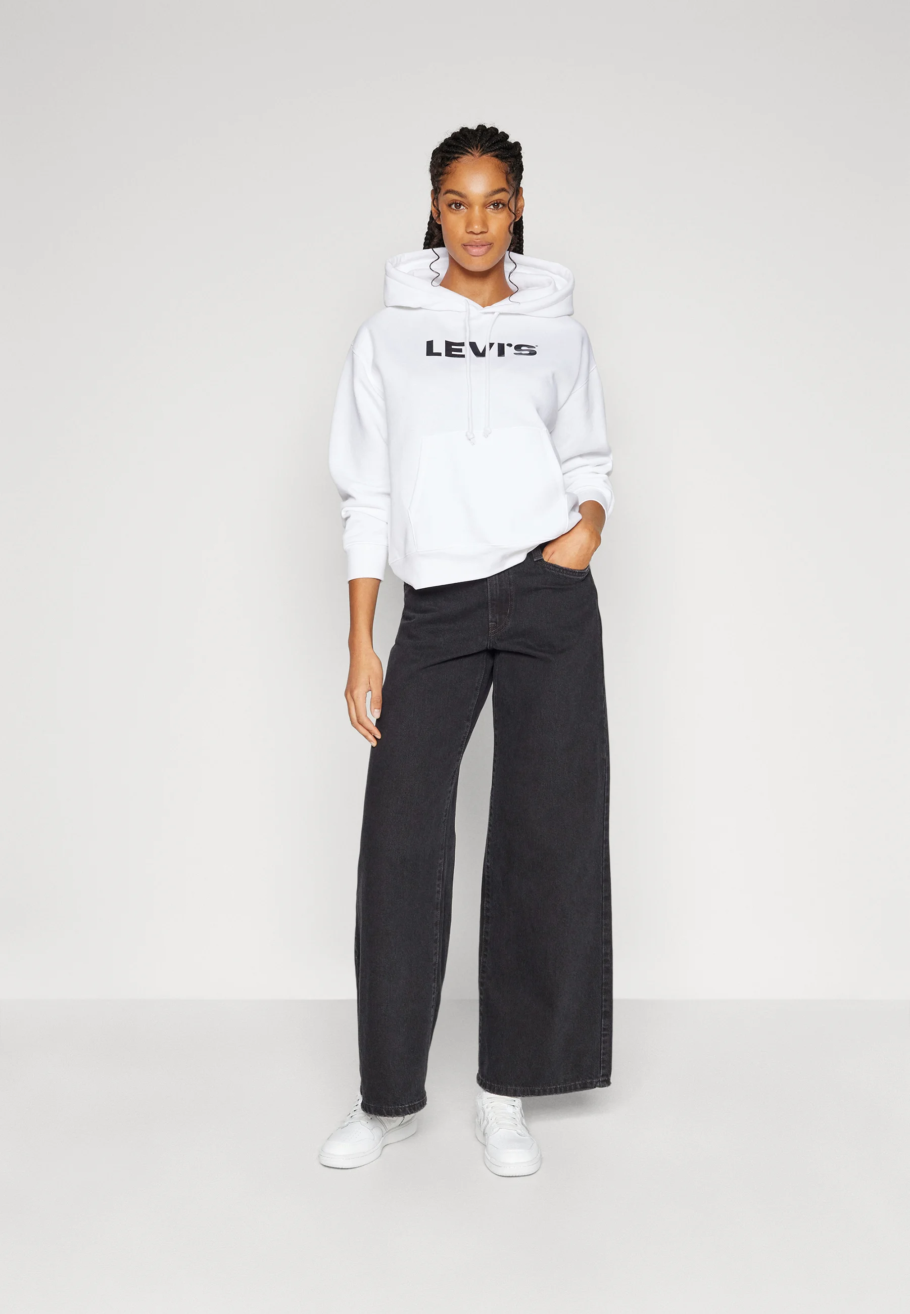Sudadera con capucha Levi's® GRAPHIC ASH - Sudadera con capucha
