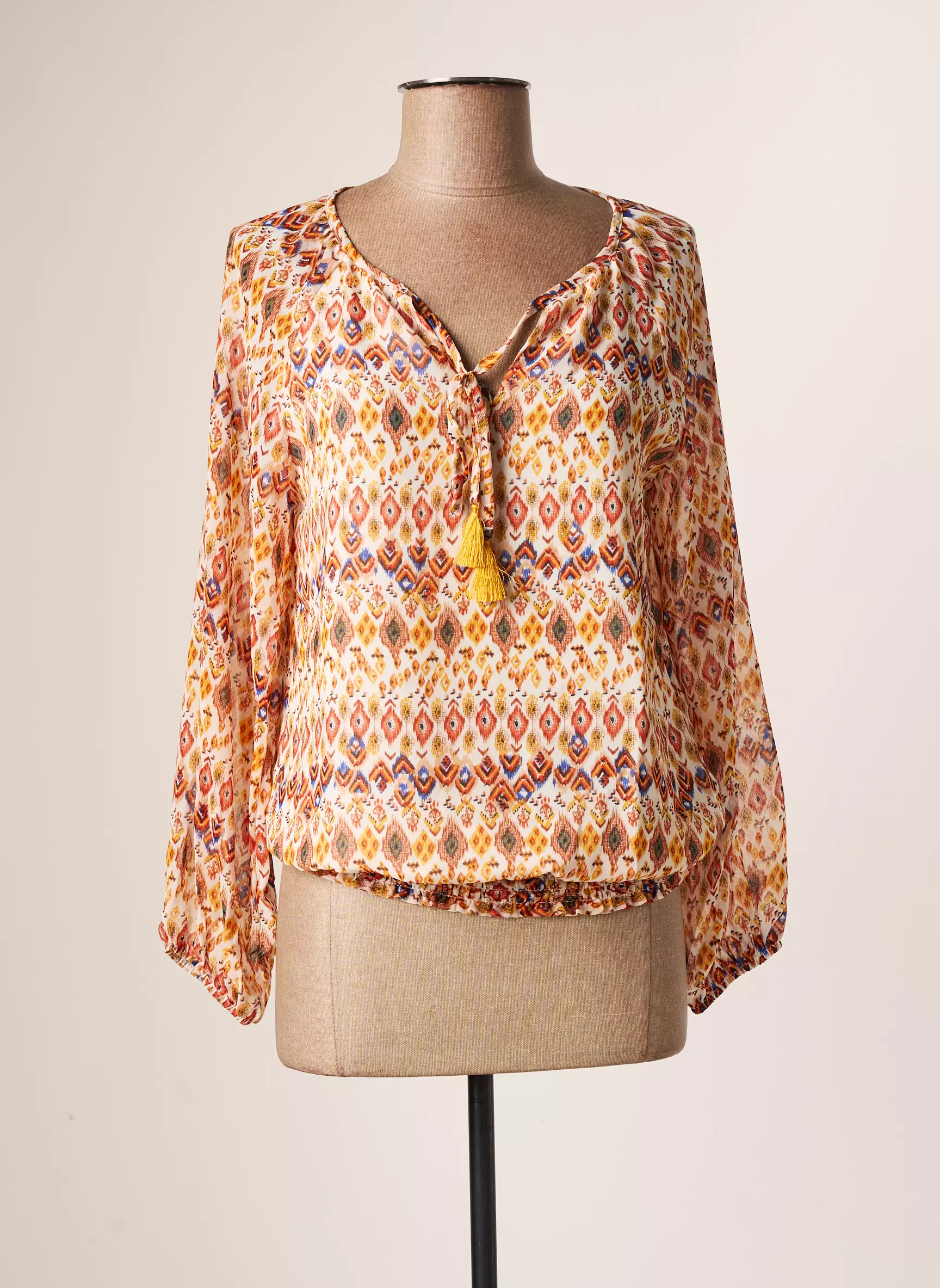 Acbelle Blouses Femme couleur orange