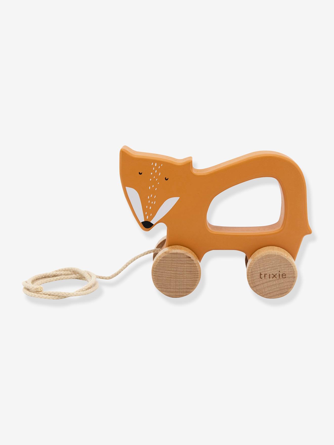 Jouet à tirer en bois