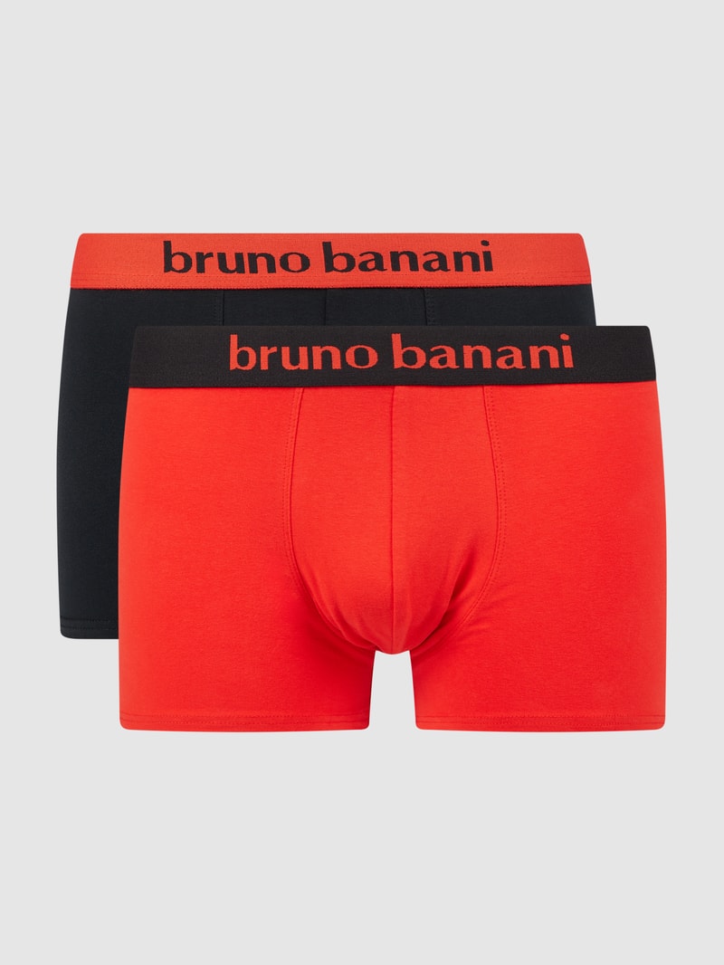 Trunks mit elastischem Logo-Bund in rot