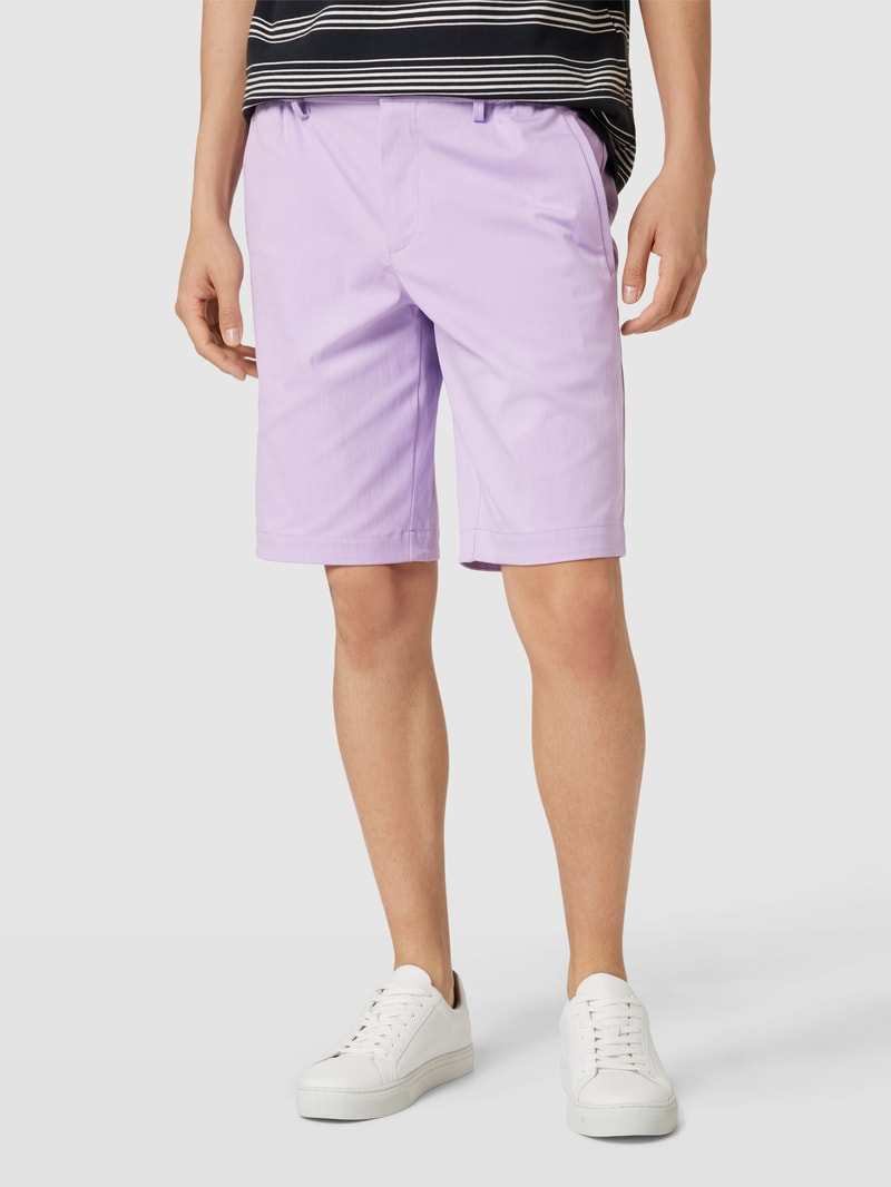 Bermudas mit elastischem Bund Modell 'Liem' in flieder