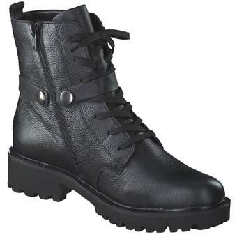 Remonte Schnürstiefelette in schwarz