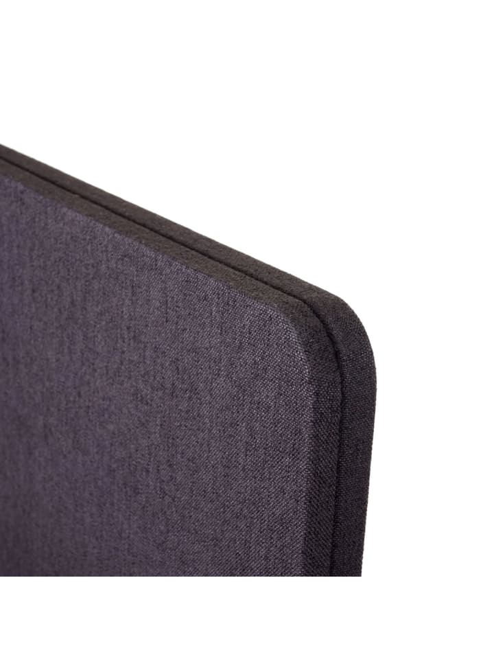 MCW Akustik-Tischtrennwand G75, 60x65cm braun-grau günstig kaufen onesize
