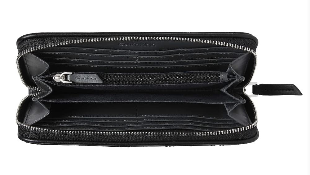 CALVIN KLEIN Handtaschen schwarz RE-LOCK Z/A WALLET LG QUILT