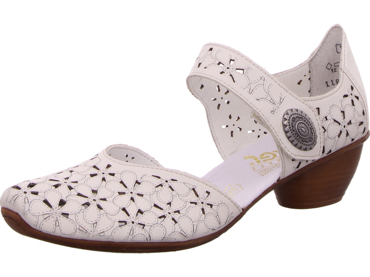 RIEKER Modische Pumps weiss
