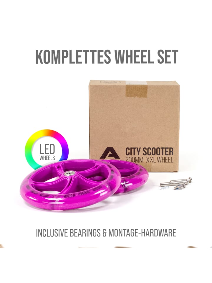 Apollo City Scooter Ersatzräder 200 mm 