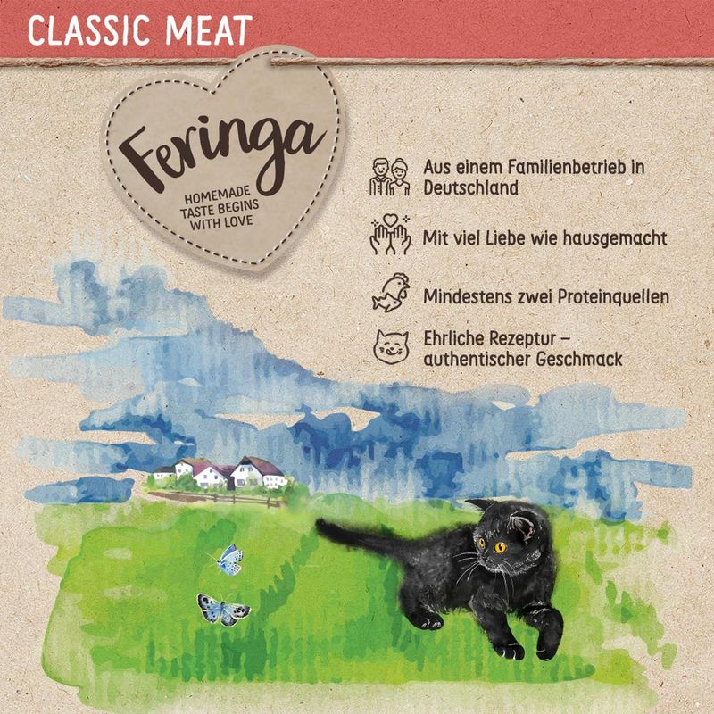 Sparpaket Feringa Classic Meat Menü Kitten 24 x 200 g | bitiba %