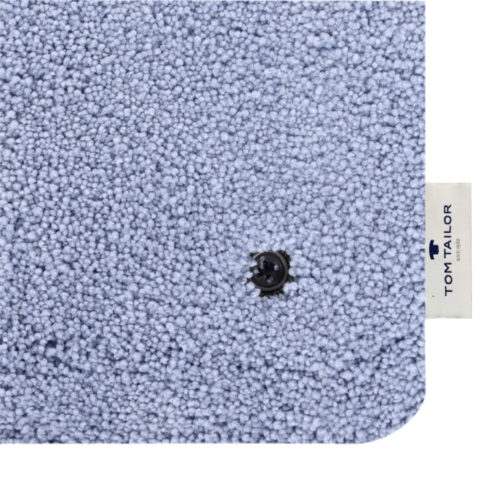 Hochflorteppich Cozy light blue