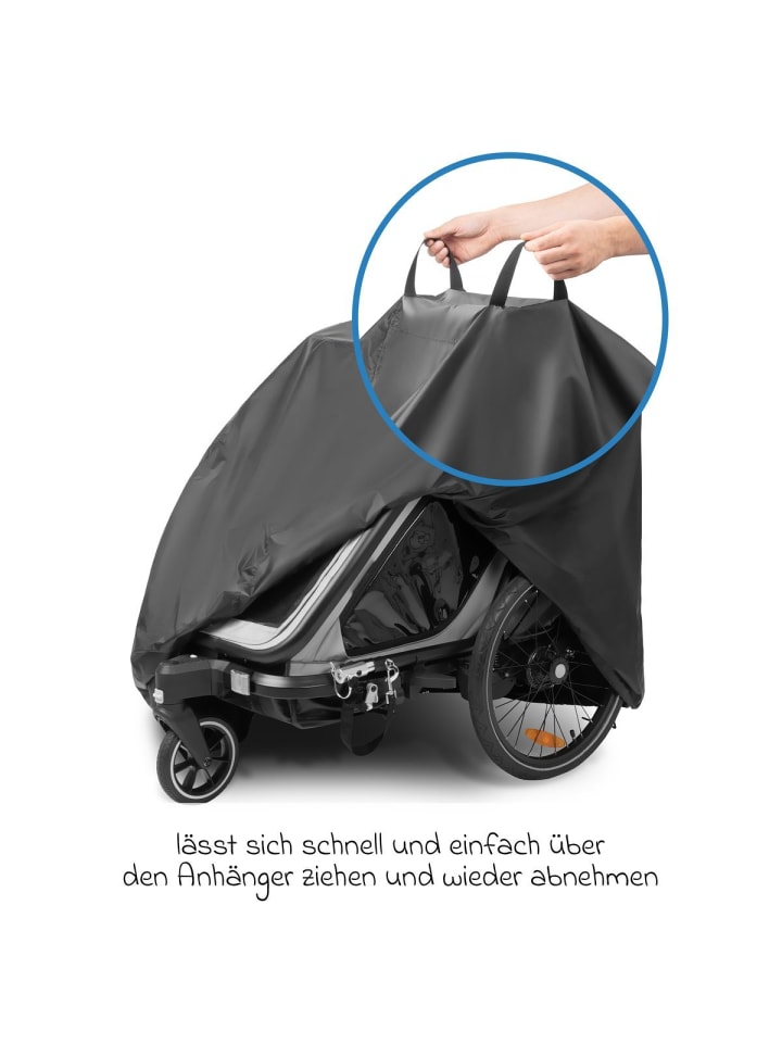 Zamboo Faltgarage für Fahrradanhänger in grau günstig kaufen onesize