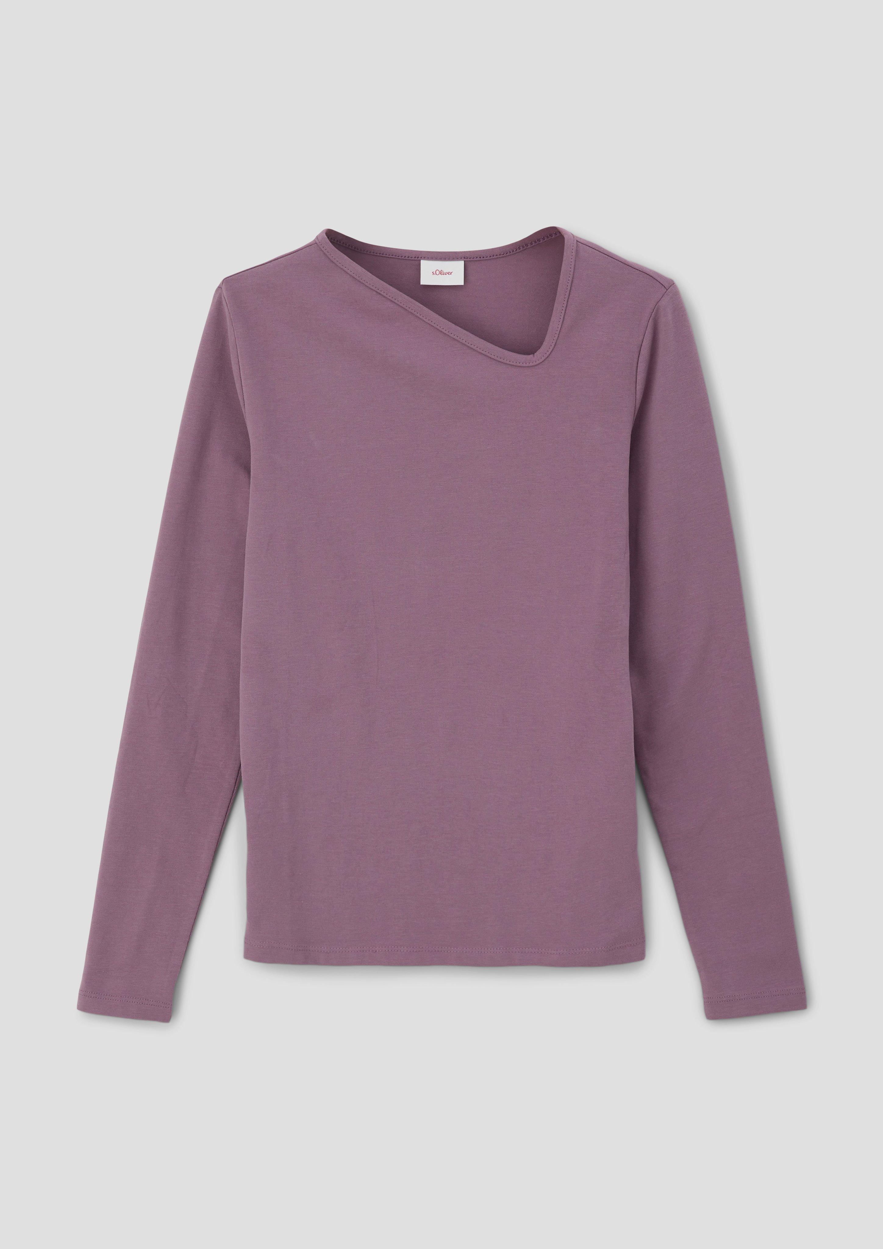 Longsleeve mit asymmetrischem Ausschnitt  2137288-4758