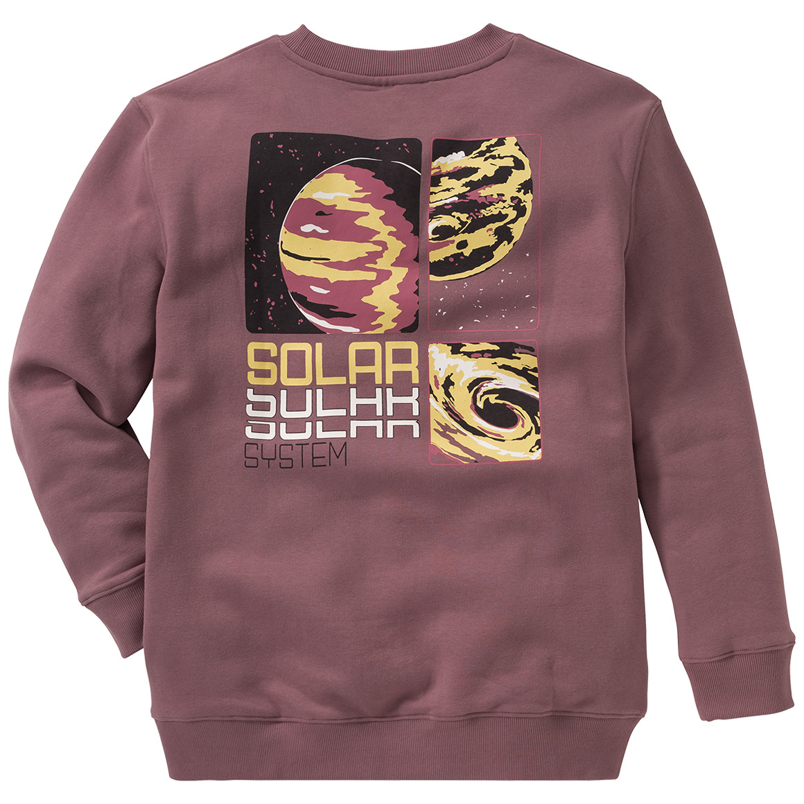 Jungen Sweatshirt mit großem Rückenprint