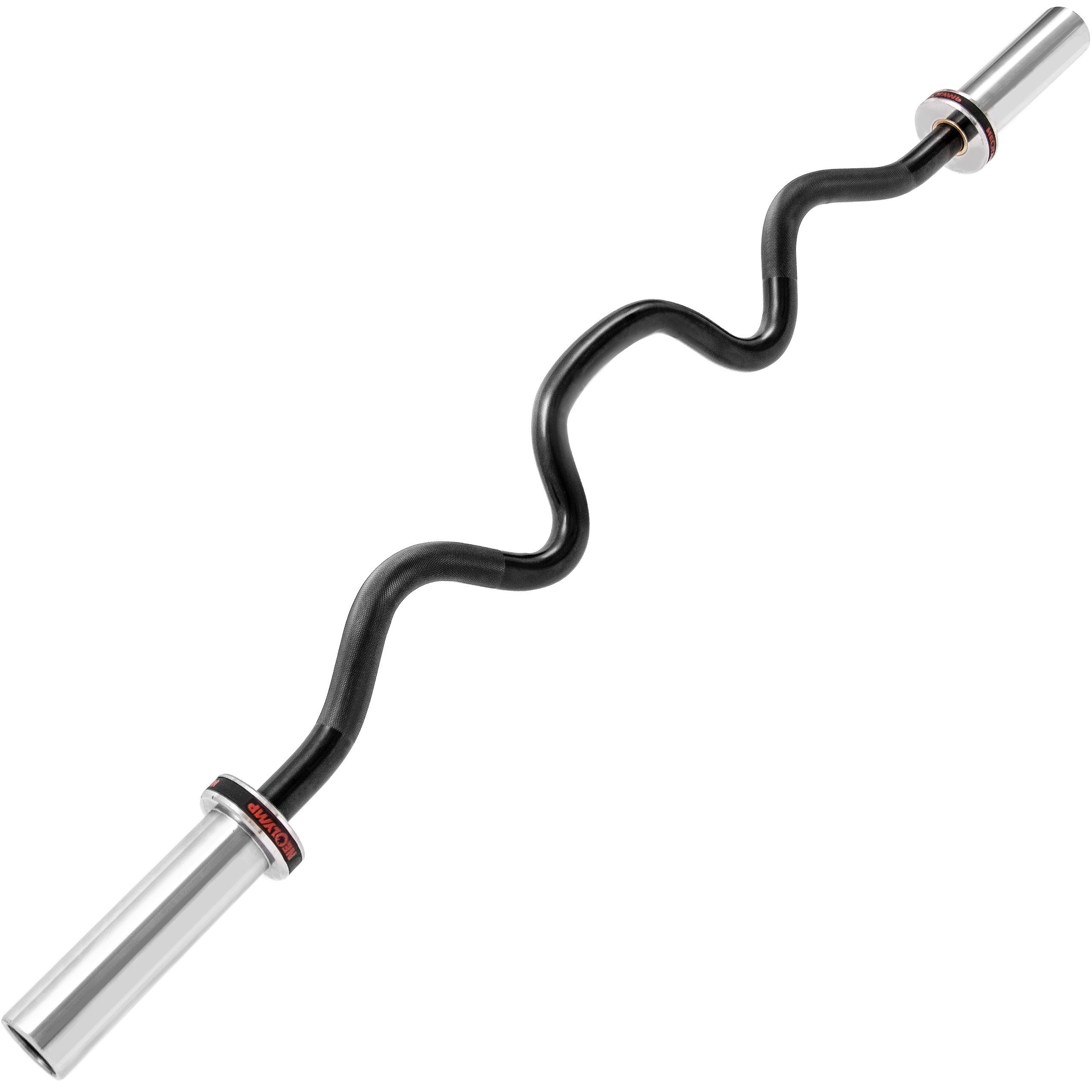 NEOLYMP Curlstange Profi SZ Hantelstange 50mm I SZ-Langhantel I Curlstange I SZD210, Stahl, 120,00 cm (1 Langhantel), Verchrom. Stahl,Messing-Buchsenlagerung Griffsicherheit,gelenkschonend
