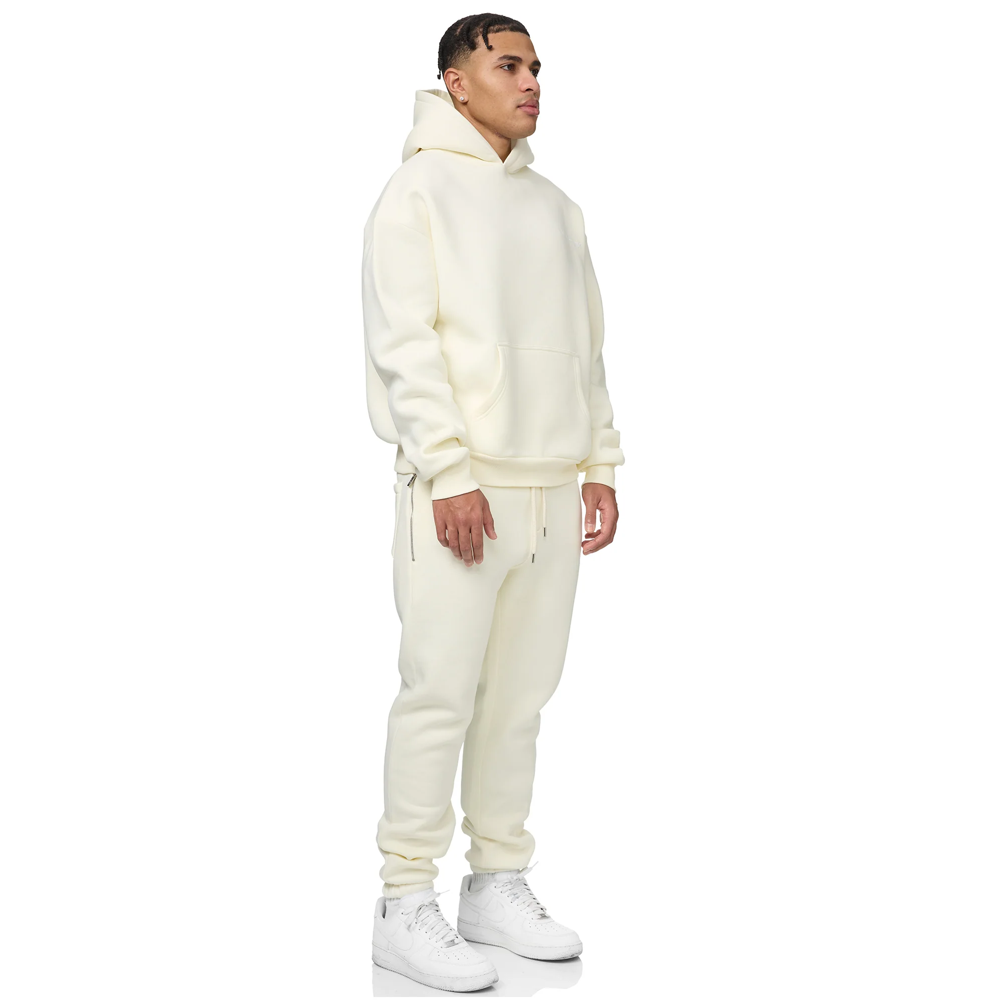 CREAM VADITIM BASIC HOODIE