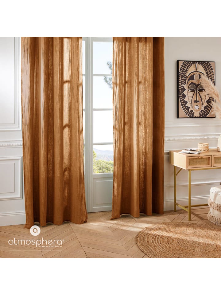 Atmosphera Créateur d'intérieur Vorhang in orange günstig kaufen onesize