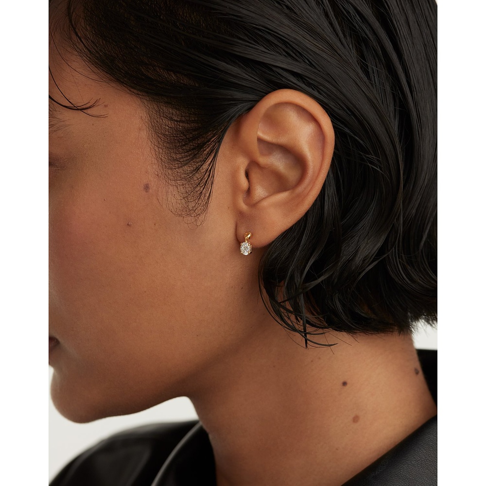 P D Paola Boucle d'oreille unique 925 Argent Boucles d'oreilles