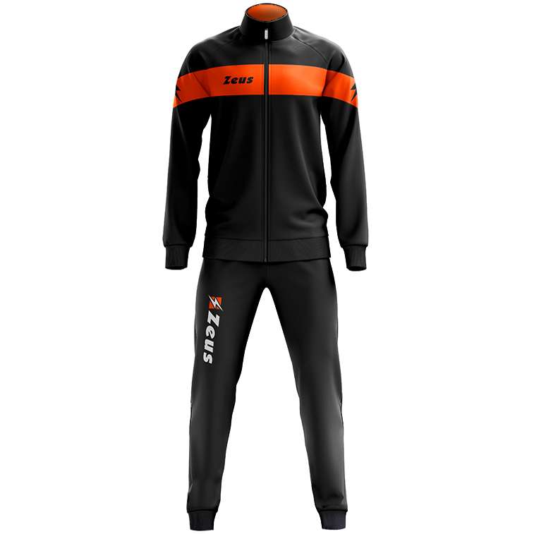Zeus Apollo Fußball Set Teamwear Box 12-teilig Schwarz Neon Orange