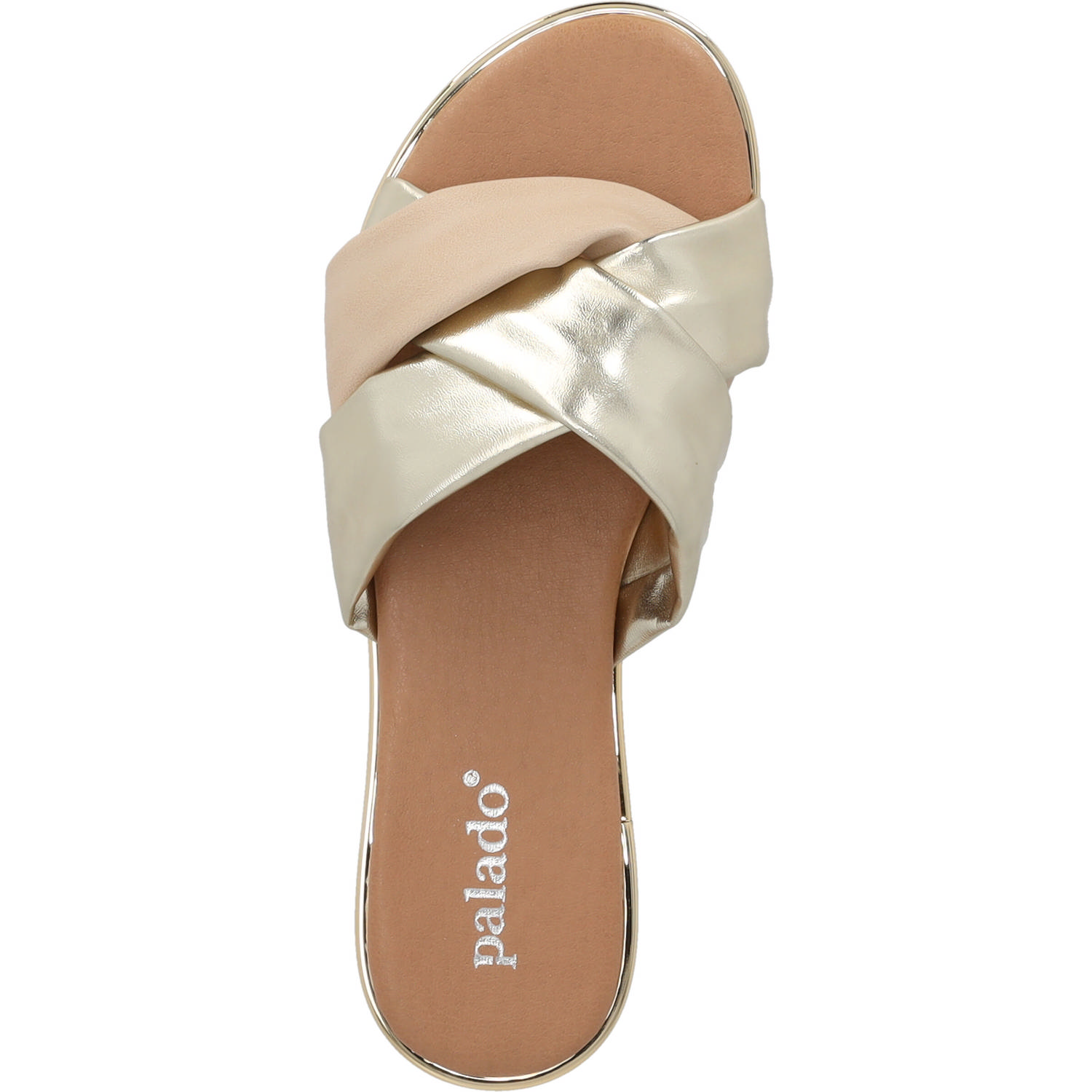 Palado Okora, Pantoletten & Badeschuhe, Damen, Gold Metallic