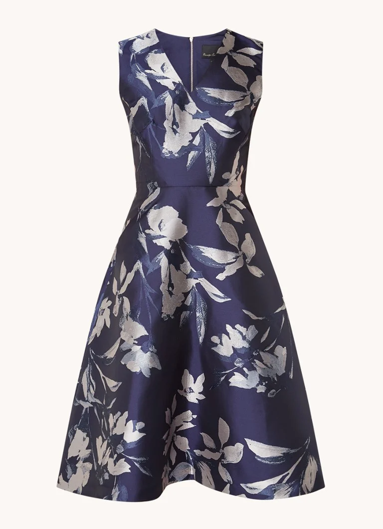 Vestido floral Cassy de Phase Eight, azul marino/multicolor
