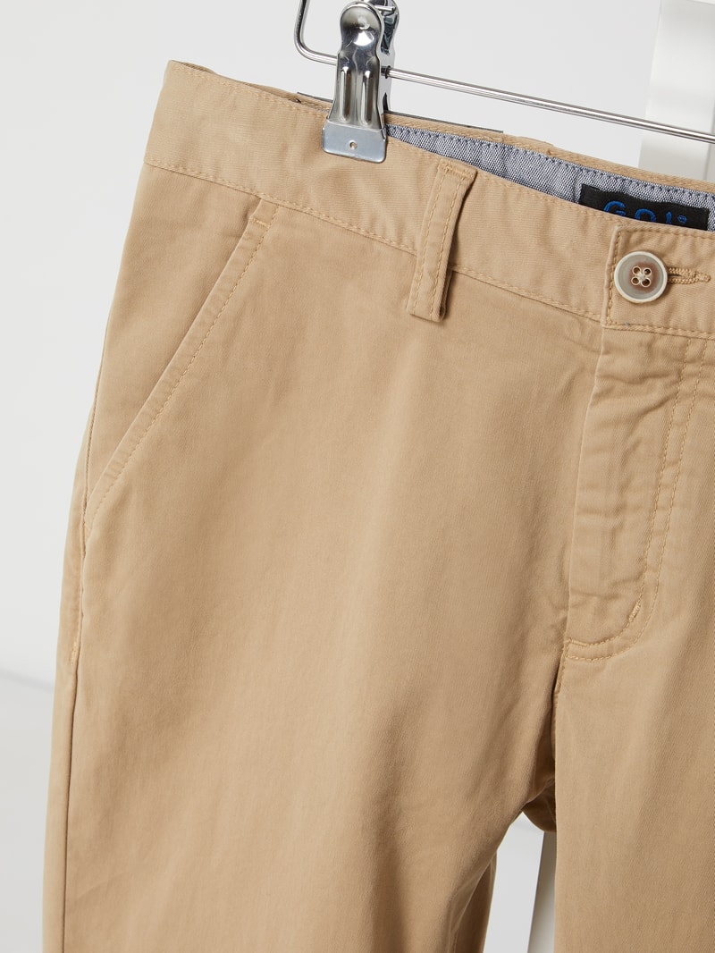 Chino mit Stretch-Anteil in beige