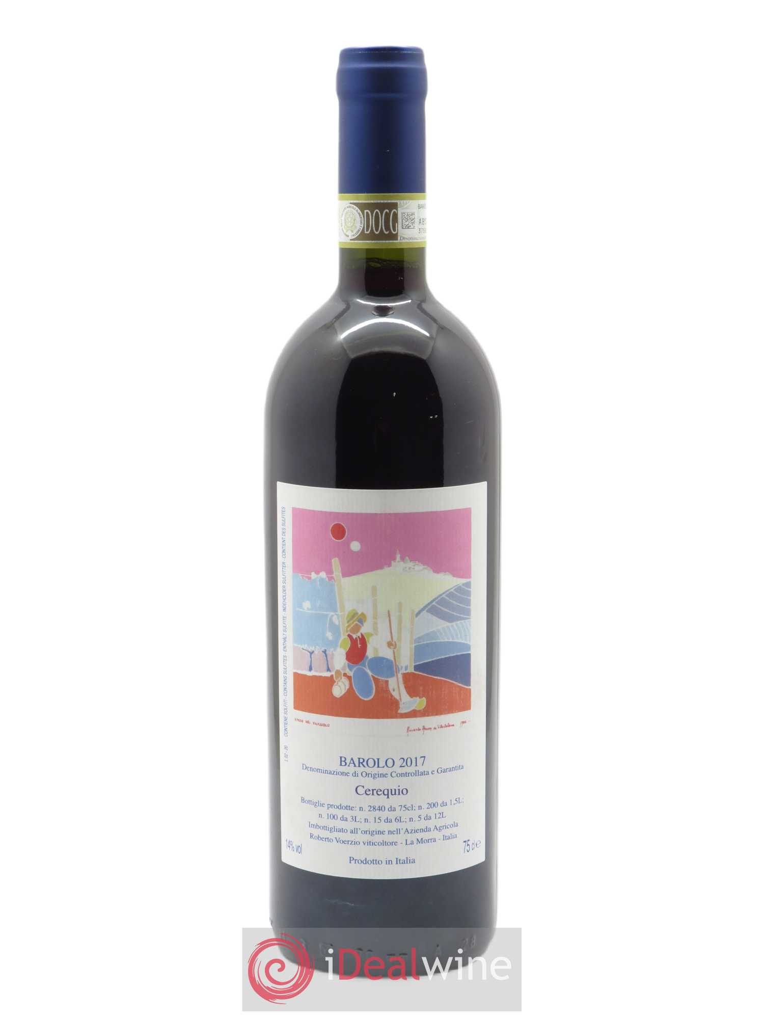Barolo DOCG Cerequio Roberto Voerzio  2017 - Lot de 1 Bouteille