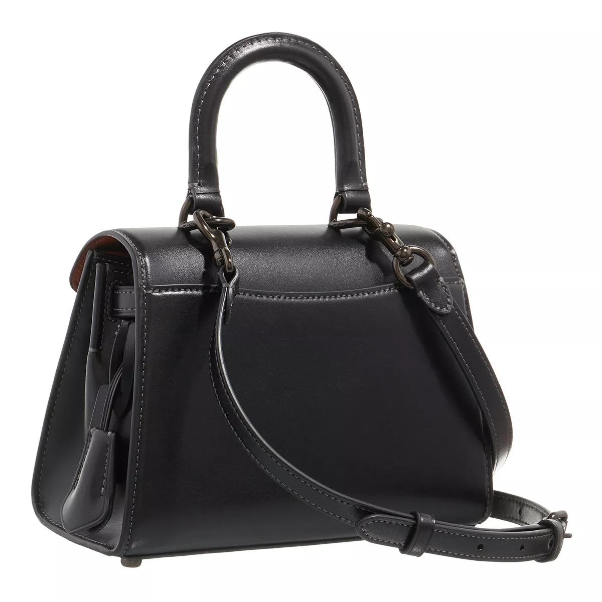 COACH Handtaschen schwarz Satchel