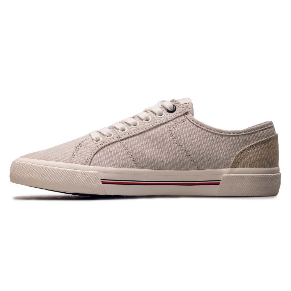 Tommy Hilfiger Core Corporate Vulc Canvas Stone FM0FM04560 AEP / grau