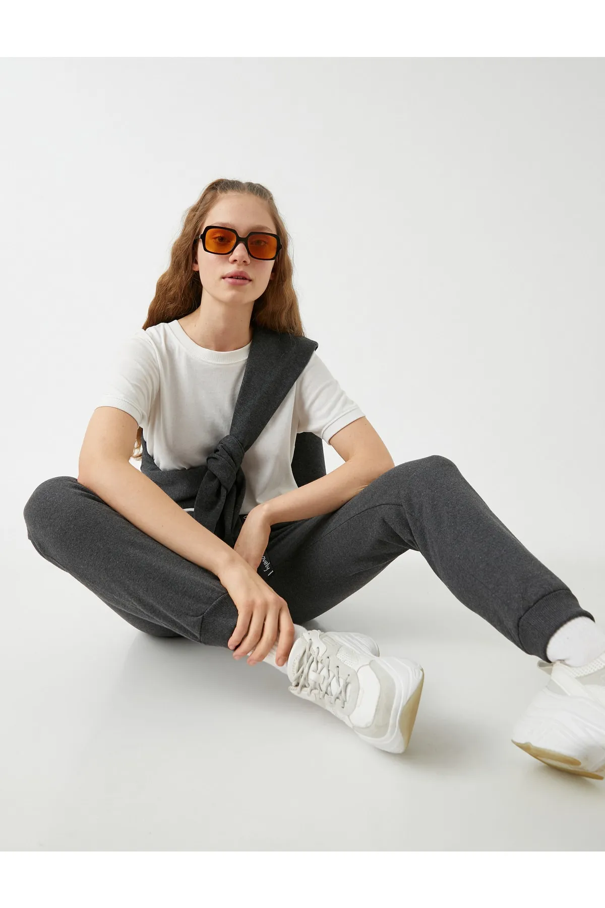Koton  Bedruckte Jogginghose mit Fleece-Innenseite