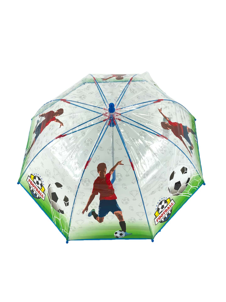 Yuhu.kids Fußball Regenschirm in Blau günstig kaufen onesize