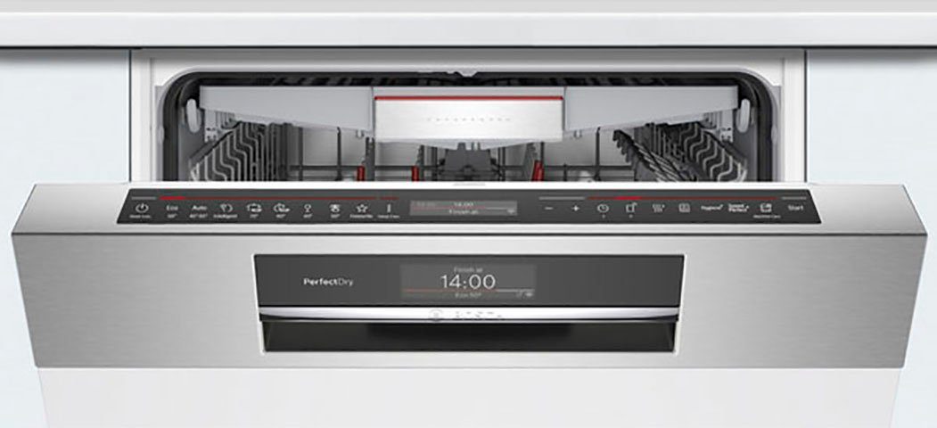 BOSCH teilintegrierbarer Geschirrspüler Serie 8, SMI8YCS03E, 14 Maßgedecke
