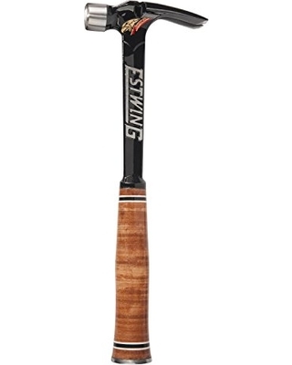 Ciocan de cofraj Estwing 02-4102E19S Ultra, mâner drept din piele, 530 de grame