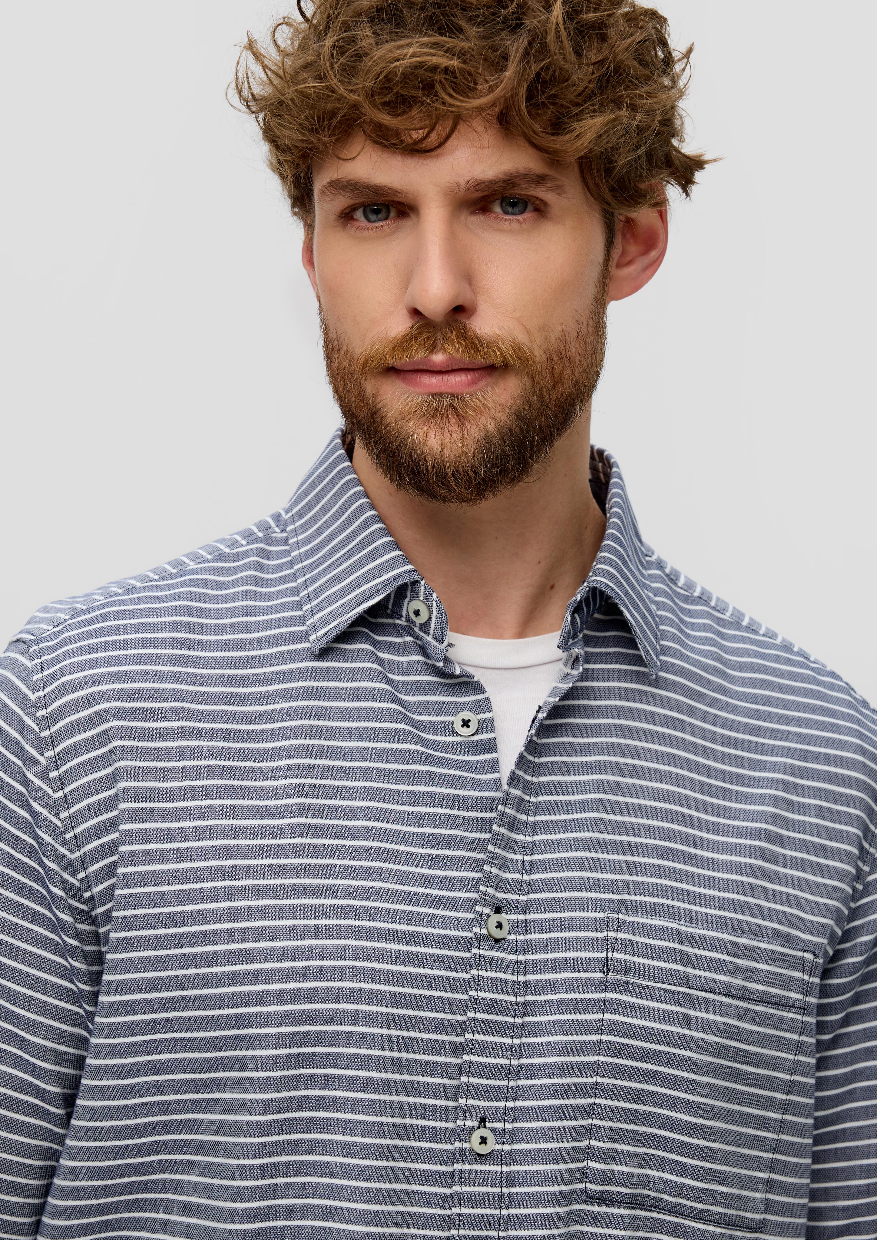 Hemd mit seitlichem Detail am Saum  2143524-58G6