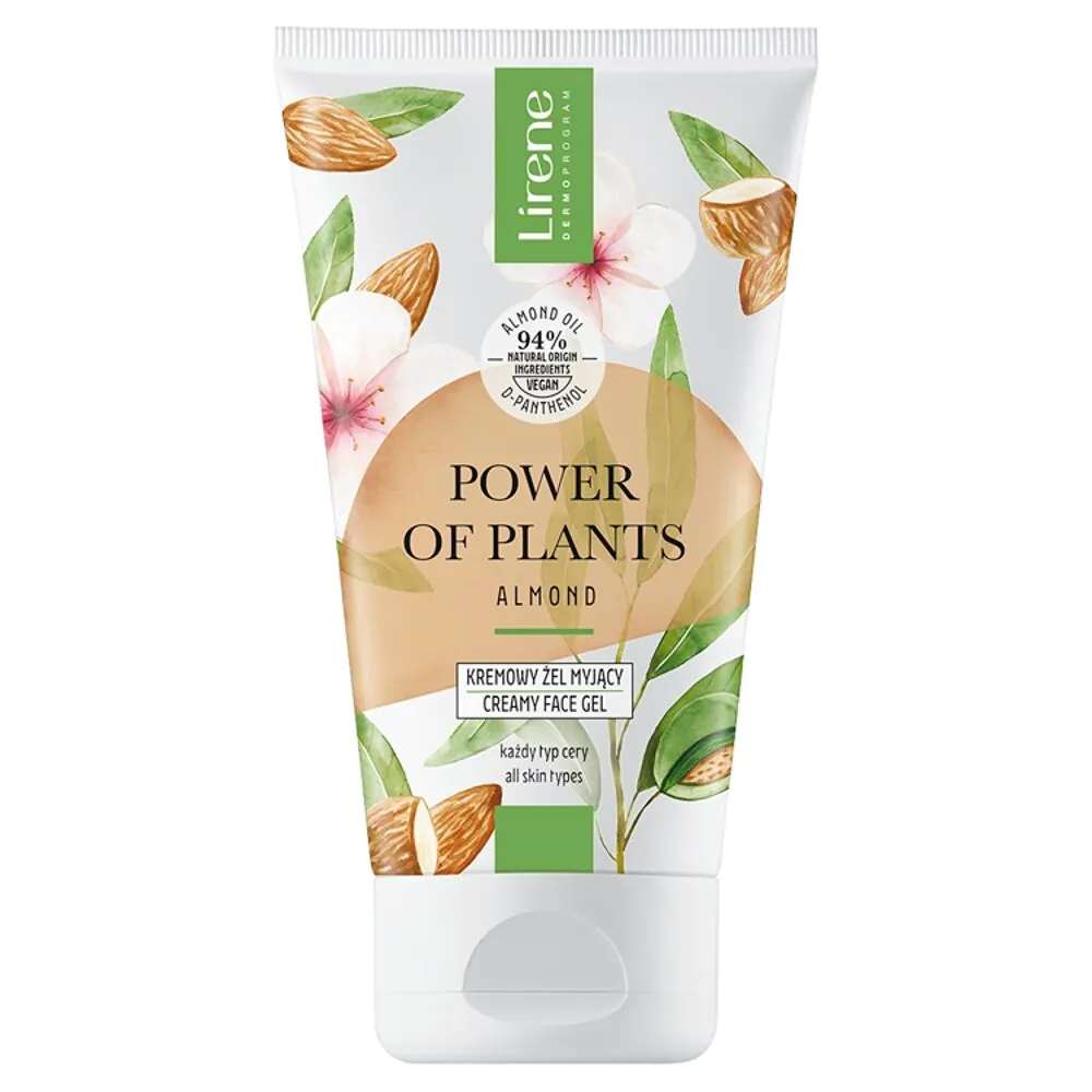 Lirene Power Of Plants Κρεμώδες Καθαριστικό Τζελ Αμυγδάλου