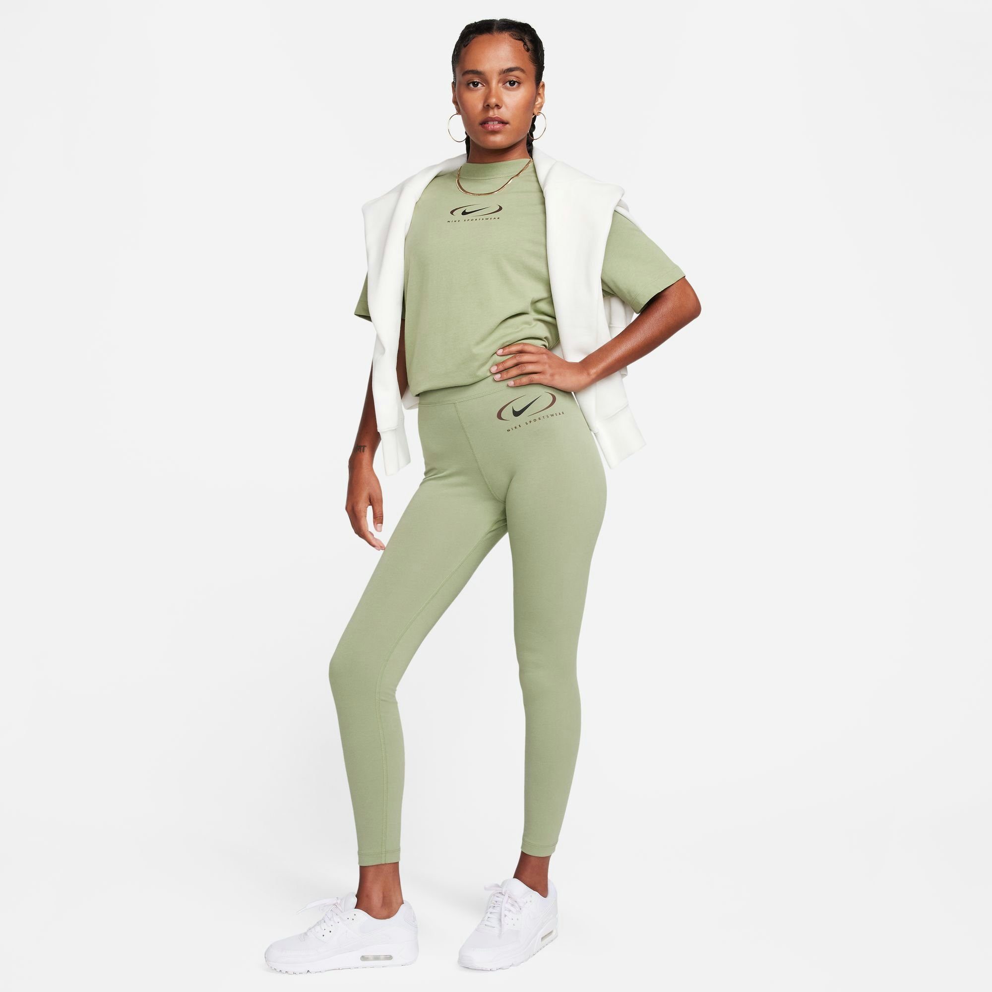 Nike Sportswear Leggings W NSW LGGNG HR PRNT SWSH