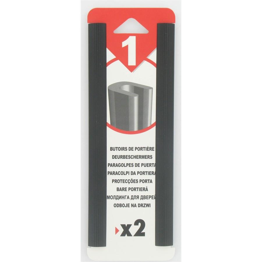 Türkantenschutz von 1, schwarz, 21,5 cm, 2 Stück - ATU