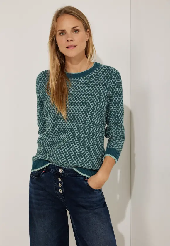 CECIL Two-Colored Strickpullover