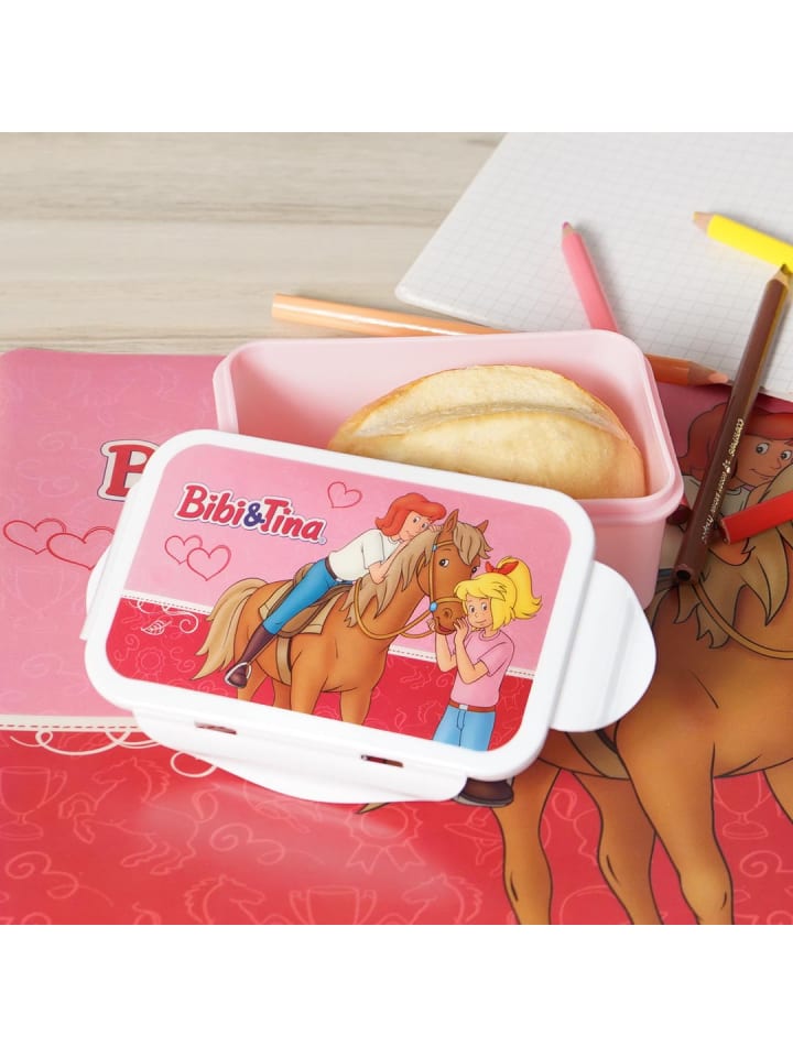 Geda Labels Brotdose Bibi & Tina in Rosa - 16x10,5x6,5cm günstig kaufen onesize