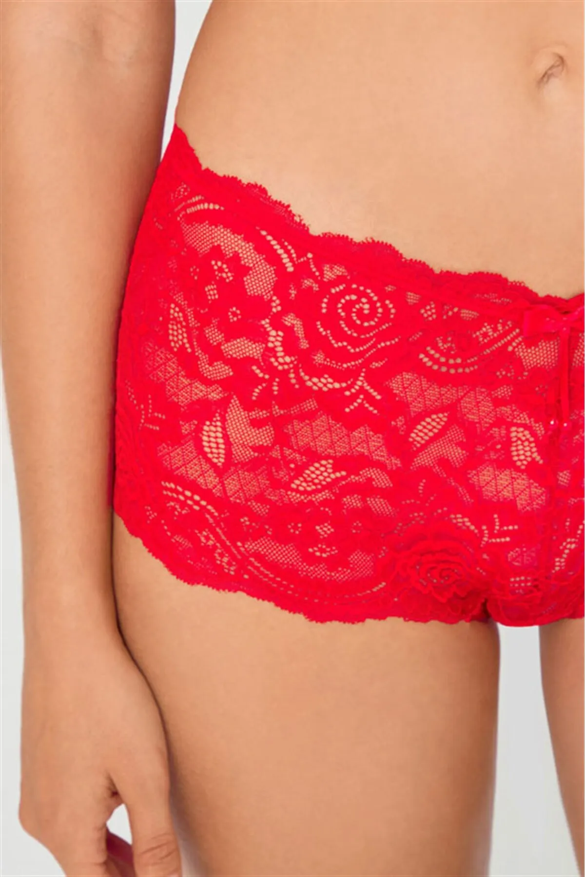 Cottonhill  Transparente Spitzen-Damen-Tanga-Shorts, Höschen, 3er-Pack – 2